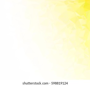 Yellow Polygonal Mosaic Background, Creative Design Templates