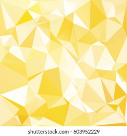 Yellow Polygonal Mosaic Background, Creative Design Templates