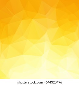 Yellow Polygonal Mosaic Background, Creative Design Templates
