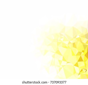 Yellow Polygonal Mosaic Background, Creative Design Templates