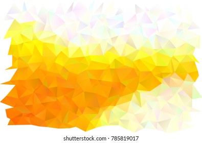 Yellow Polygonal Mosaic Background, Creative Design Templates