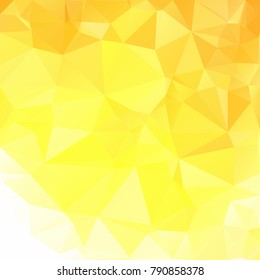 Yellow Polygonal Mosaic Background, Creative Design Templates
