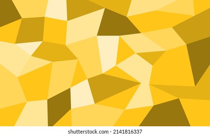 Yellow polygonal mosaic background, Vector design layout for business presentations, flyers, posters and invitations.