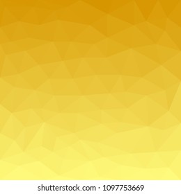 Yellow Polygonal space for your design. Space for headline or product. Low Poly. Mesh of triangles. Green texture.

