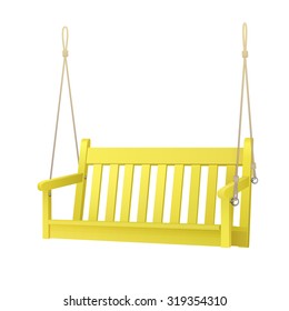 Yellow Porch Swing