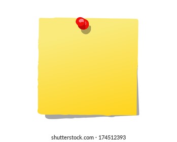 Yellow post-it