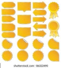 Yellow price tags