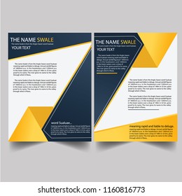 yellow professional report