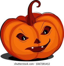 
yellow pumpkin for halloween