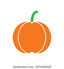 Yellow pumpkin icon vector illustration design.