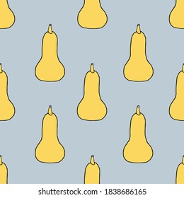 Yellow pumpkin on a gray-blue background, background, texture, backdrop, halloween