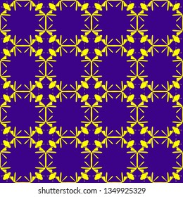 Yellow and Purple background. Patterns for web, textile and wallpapers. Abstract background. Fashion graphics.