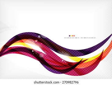 Yellow and purple color lines, abstract background. Modern template