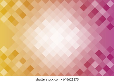yellow, purple color low poly background. vector illustration