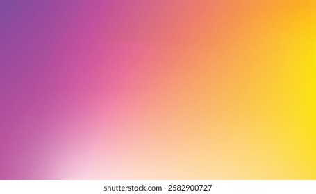 Yellow and purple gradient background. light color vector blurred texture. abstract gradient yellow and purple soft color background