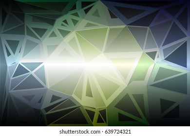 Yellow purple grey abstract random sizes low poly geometric background