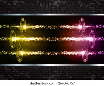 yellow purple Light Abstract Technology background for computer graphic website internet and business. text box. label. card. Table, Mosaic. pixel.