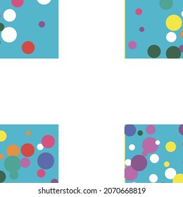 Yellow Purple Multicolor Children Circles Polka Dots Textile. Turquoise Dark Colorful Pink Color Print. Rainbow Kids White Red Orange Wallpaper. Indigo Pastel Blue Green Play Illustration.