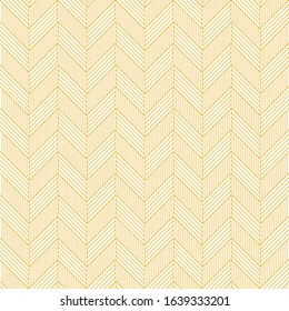 Yellow puzzle mosaic seamless pattern background. Creative line vector illustration for cover, wallpaper. Abstract texture ornament design, repeating tiles. minimalistic shape and isolated objects