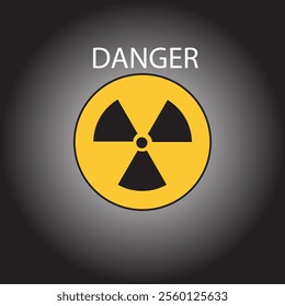 Yellow Radioactive Sign, Radiation Hazard Icon, Vector
Radiation icon, Nuclear threat symbol. Dangerous radiation. Danger warning icon, Nuclear safety. Radioactive waste.