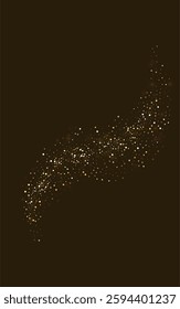 Yellow Rain Bright Vector Luxury Background. Isolated Shine Illustration. Golden Dust Shiny Design. Sparkle Rich Texture.