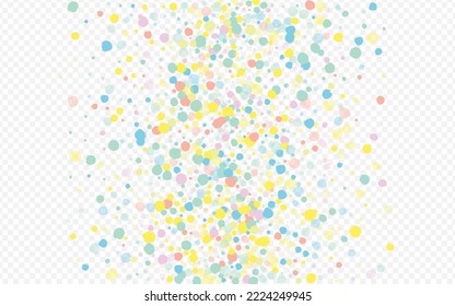 Yellow Rain Festival Transparent Background. FallingFestive Polka Invitation. Celebrate Splash Texture. Green Dot Carnaval Card.