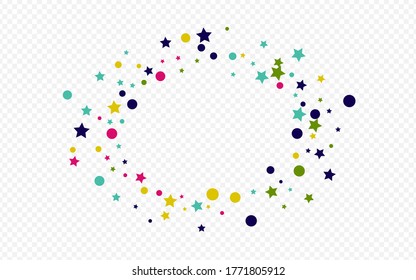 Yellow Rain Invitation Transparent Background. Christmas Round Texture. Festival Dust Background. Green Splash Fun Pattern.
