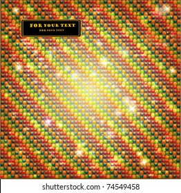 yellow rainbow ball background