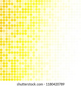Yellow Random Dots Background, Creative Design Templates
