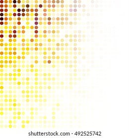 Yellow Random Dots Background, Creative Design Templates