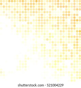Yellow Random Dots Background, Creative Design Templates