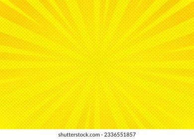 yellow rasy comic background vector