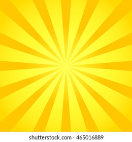 Yellow rays background