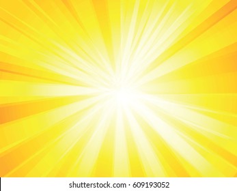 Yellow Rays Background