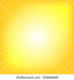 Yellow rays texture background illustration