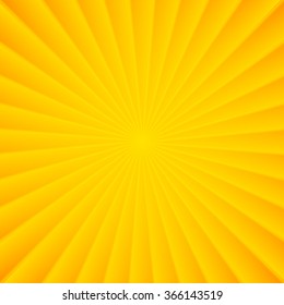 Yellow Rays Vector Carnival Background