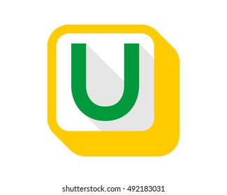 yellow rectangle alphabet typeset typeface alphabet font image vector icon