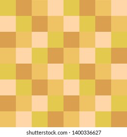 Yellow rectangles with other shadows. Seamless bright geometry pattern.