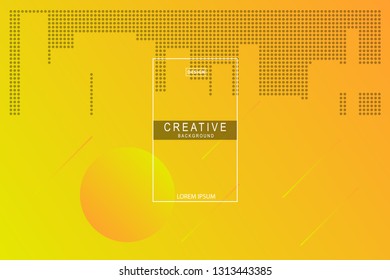 yellow and red  background. Liquid composition. designs for posters, leaflets, vector illustrations