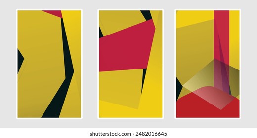 Yellow and red background pattern graphics and colorful designs. With  elements of graphic design Eps File.