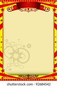 fondo amarillo y rojo. Un fondo para tu publicidad