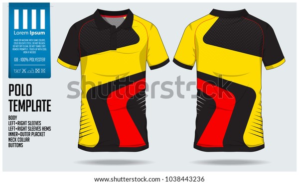 black red yellow jersey