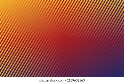 Yellow, red, and blue gradient background with diagonal stripes.