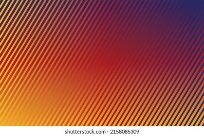 Yellow, red, and blue gradient vector background with diagonal stripes. Background for wallpaper, prints, cover, card, backdrop, and design template.