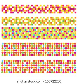 Yellow, red, bright, abstract background .Vector illustration