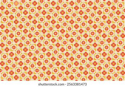 Yellow and red color design pattern