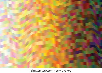 Olas amarillas, rojas y oscuras abstractas de fondo vectorial. Patrón simple.