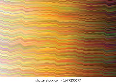Yellow, red and dark waves abstract vector background. Simple pattern.