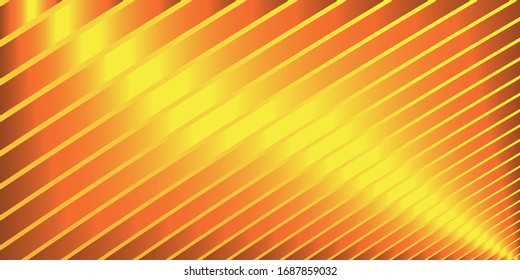 Gelbe und rote Farblinien. Geometrisches Muster.