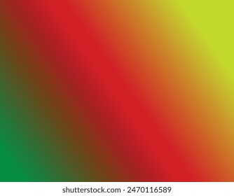 Yellow, Red and Green color combination smooth gradient background design.